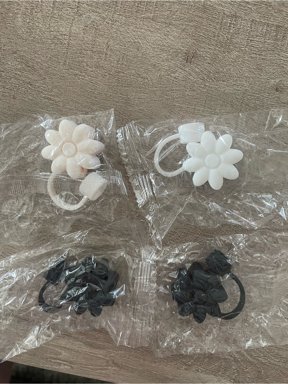 Flower Straw Covers